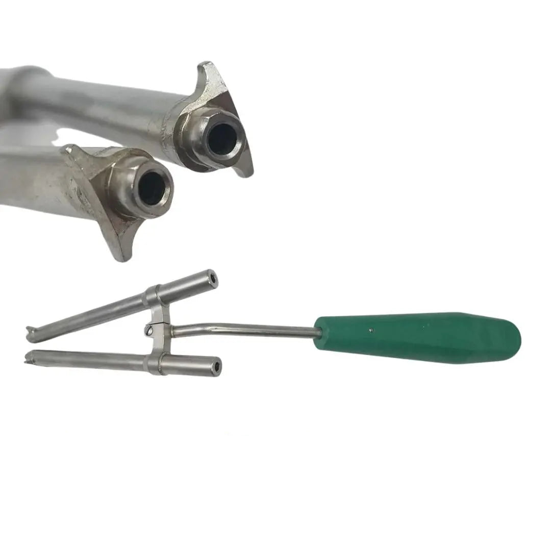 Aesculap FJ834R Orthopedic 14mm Fixed Double Drill Guide 8-1/2" Aesculap