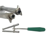 Aesculap FJ834R Orthopedic 14mm Fixed Double Drill Guide 8-1/2" Aesculap