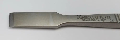 Aesculap FL128 Orthopedic 12mm Flat Chisel 5-1/2" Aesculap