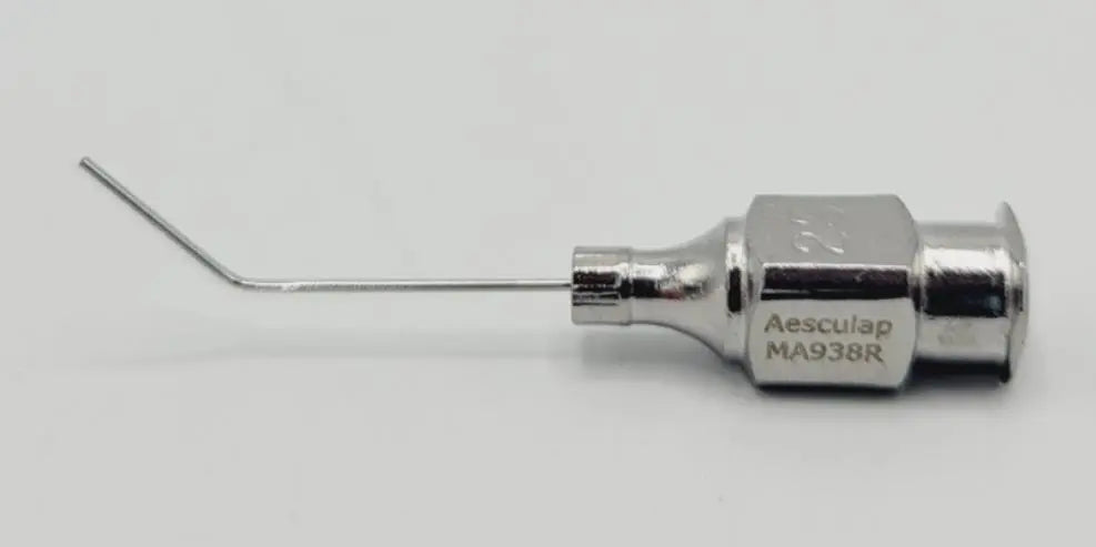 Aesculap MA938R 25G Hydrodissection Cannula, Angled, Ophthalmology 3/4" Aesculap