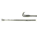 ASSI 1474-27 Joseph Double Prong Skin Hooks Blunt 7" ASSI