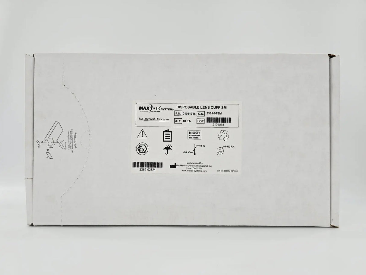 Bio-Medical Devices 2365-02SM MAXAIR Systems Disposable Lens Cuff SM BX/40 Bio-Medical Devices