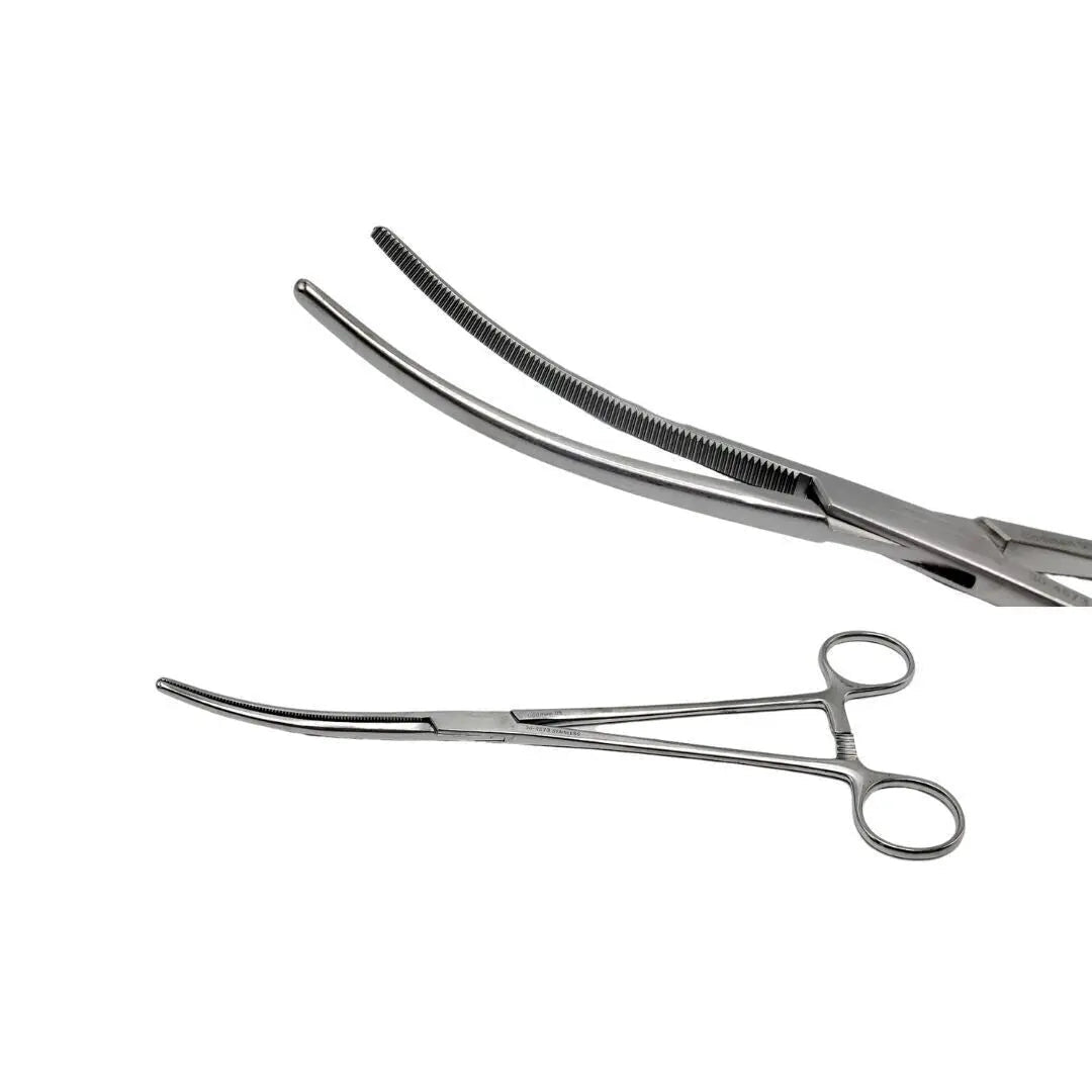Codman 30-4573 Pean Hemostatic Forceps Curved Cross Serrations 10" Codman