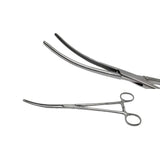 Codman 30-4573 Pean Hemostatic Forceps Curved Cross Serrations 10" Codman