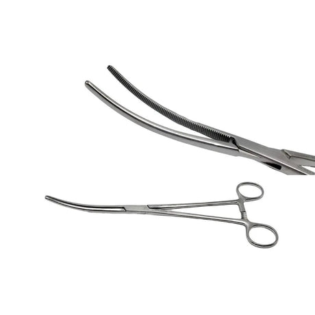 Codman 30-4573 Pean Hemostatic Forceps Curved Cross Serrations 10" Codman