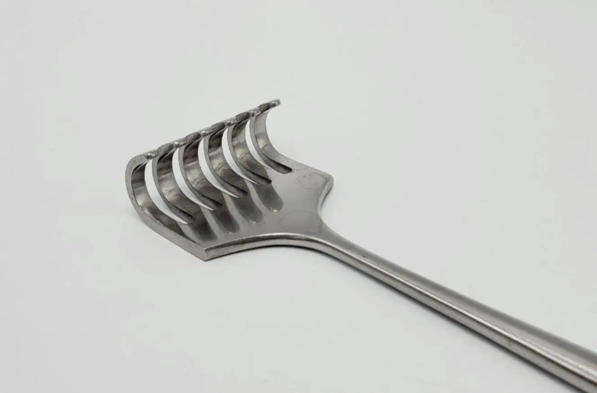 Codman 50-4228 Volkmann Hand Held Retractor Six Prong Blade 17mm Blunt 9" Codman