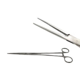 Crile Forceps Self-Retaining Straight German Stainless 10-1/8" Unbranded/Generic