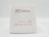 Dukal Esthetic Wipes 900354 Large Cotton 12-Ply Gauze 4" x 4" - Pack of 200 Dukal