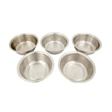 Lot of 5 Stainless Steel Medical Bowls (Large) 13-1/2" X 4-1/2" NA