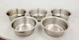 Lot of 5 Stainless Steel Medical Bowls (Large) 13-1/2" X 4-1/2" NA