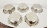 Lot of 5 Stainless Steel Medical Bowls (Large) 13-1/2" X 4-1/2" NA