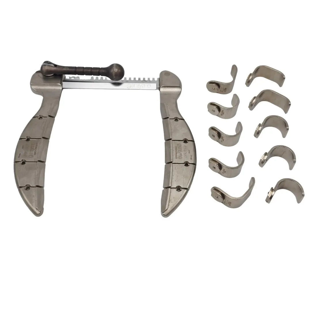 Genzyme Vascular Retractor & Clamp Set Transplant Vascular Surgery 11 pieces Primis Medical