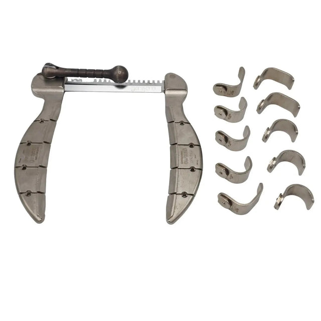 Genzyme Vascular Retractor & Clamp Set Transplant Vascular Surgery 11 pieces Primis Medical