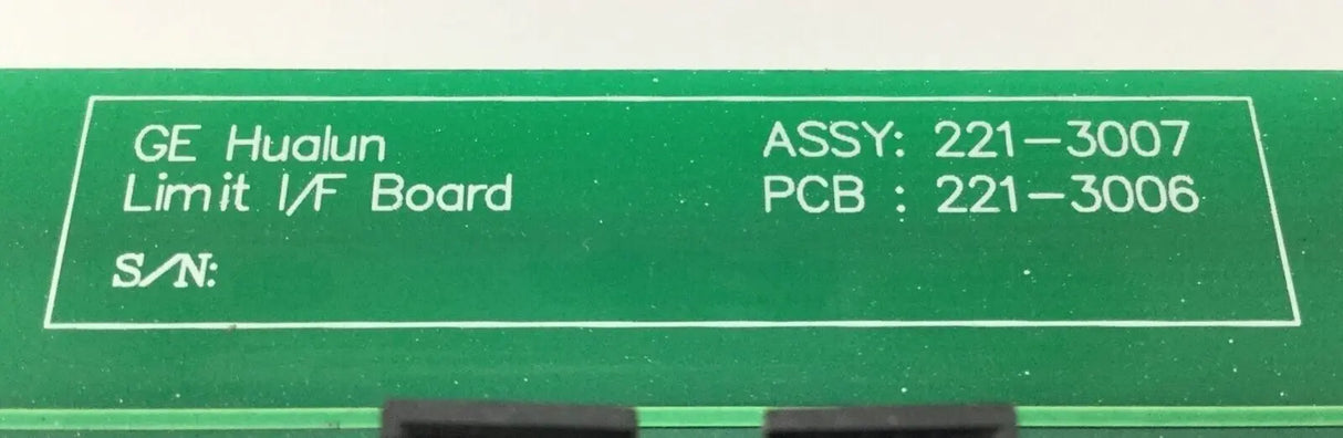 GE Proteus 4 Way Float Table 221-3007 Limit I/F Board GE