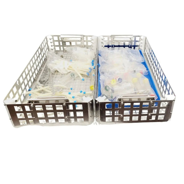 Getinge Endoscopy Racks w/ Accessories 27-1/4" x 6 Lot of 2 Getinge