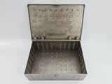 Hall II Air Drill Handpiece Sterilization Container w/ Lid 10-1/4" x 7" x 3-1/2" Hall