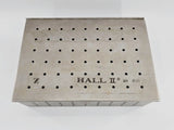 Hall II Air Drill Handpiece Sterilization Container w/ Lid 10-1/4" x 7" x 3-1/2" Hall