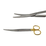 Jarit 101-222 Mayo Scissor Carb-Edge Curved Blunt/Blunt 6-3/4" Jarit