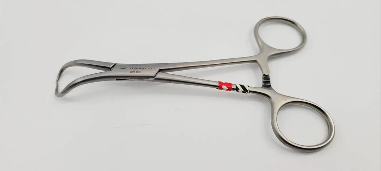 Jarit 109-102 Backhaus Towel Forceps Stainless Steel 5-1/4" Jarit