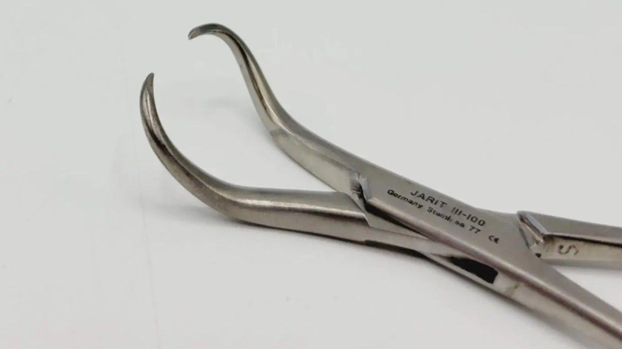 Jarit 111-100 Backhaus Towel Forceps Satin Finish 3-1/2" Jarit