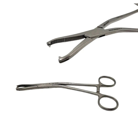 Jarit 270-176 Dingman Cartilage Clamp Heavy 3/16" x 1/2" Angled on Side 7-1/4" Jarit