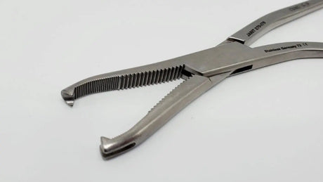 Jarit 270-176 Dingman Cartilage Clamp Heavy 3/16" x 1/2" Angled on Side 7-1/4" Jarit
