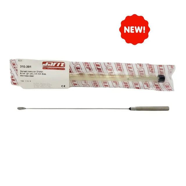 Jarit 310-391 Garrett Vascular Dilator 3.5mm Tip 8-1/4" New Jarit