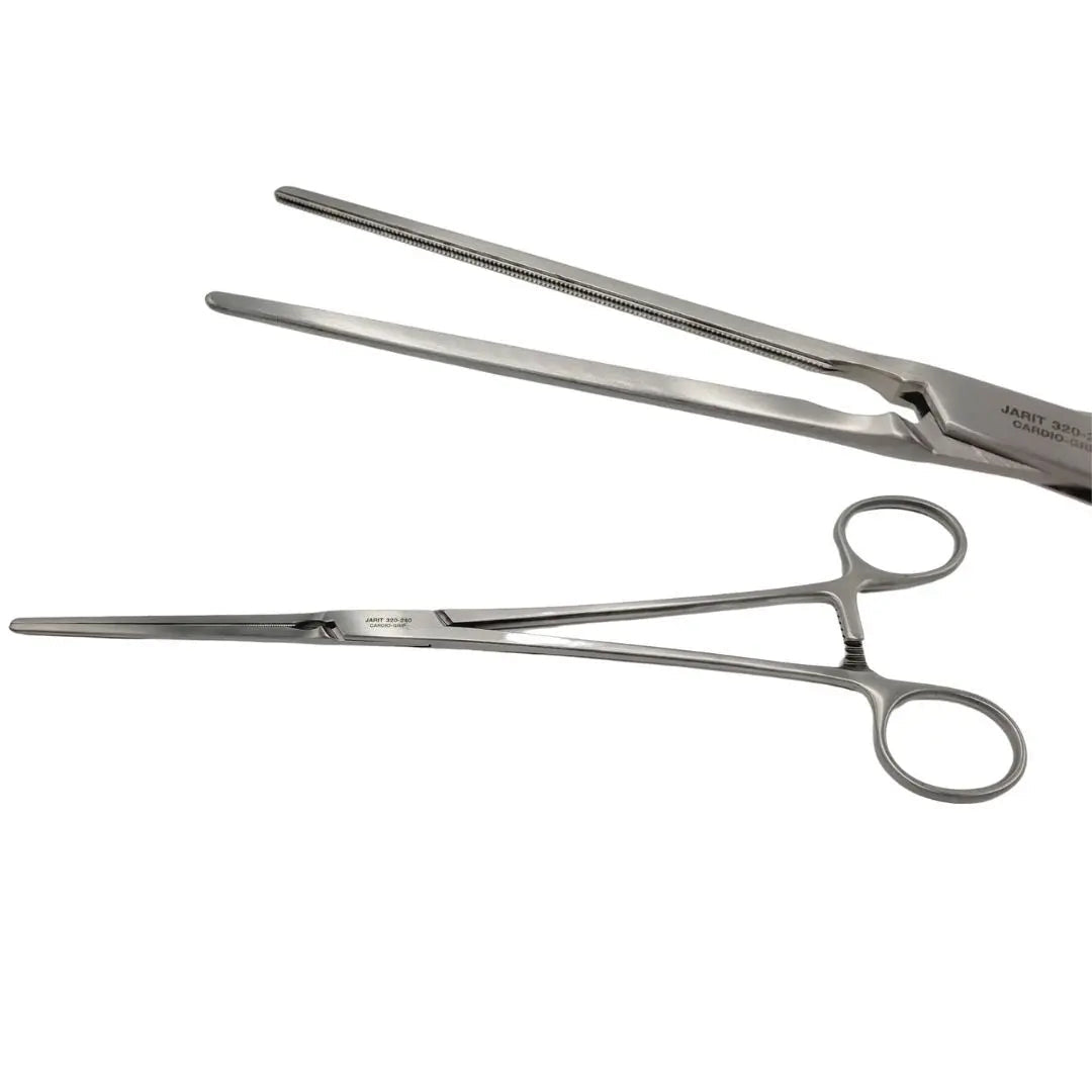 Jarit 320-240 Cardio-Grip Glover Coarctation Clamp, Straight, 10-1/8" Jarit