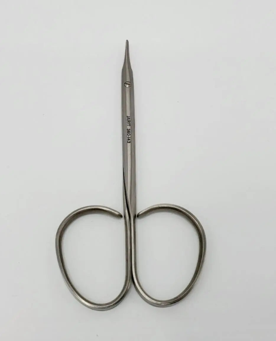 Jarit 360-143 Stevens Tenotomy Scissor Flat Shanks Blunt/Blunt Curved 3-3/4" Jarit