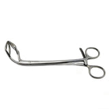 Jarit 500-270 Sommers Uterine Elevating Forceps Serrated Curved Jaws 9" Jarit