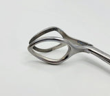 Jarit 500-270 Sommers Uterine Elevating Forceps Serrated Curved Jaws 9" Jarit