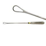 Jarit 500-316 Thomas Uterine Curette Malleable Size 6 Blunt 11-3/8" Jarit