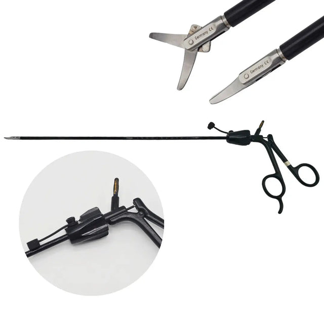 Laparoscopic Bipolar Grasping Forceps 5mm Rotating Handle Unbranded
