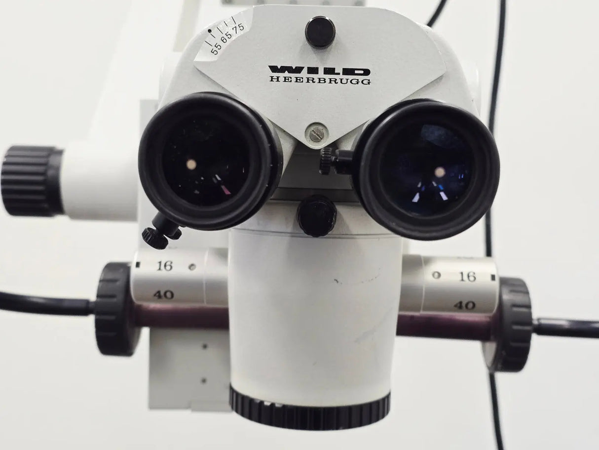 Leica Wild Heerbrugg M655 Ophthalmic Surgical Microscope Floor Stand Leica