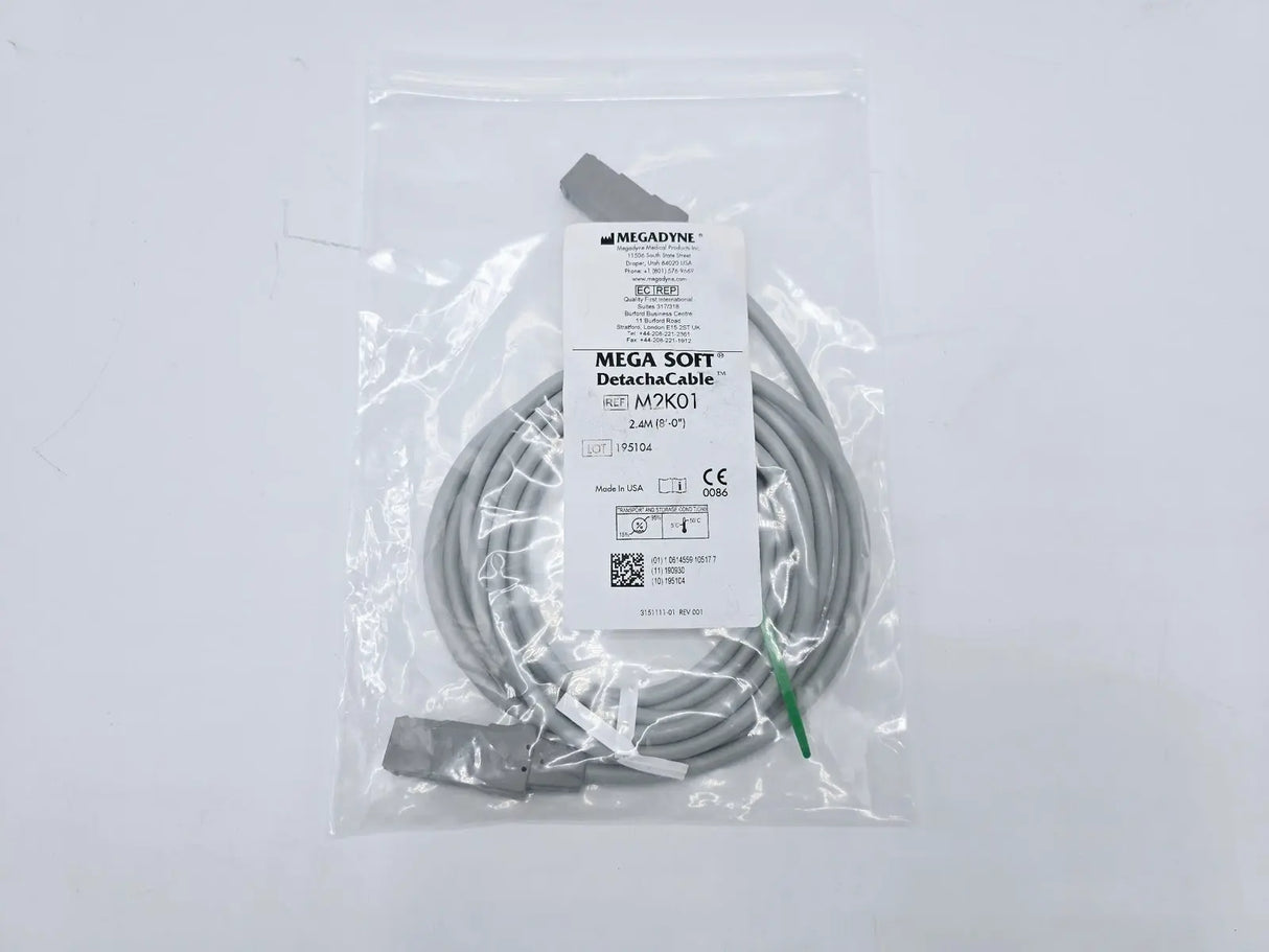 Megadyne M2K01 Mega Soft DetachaCable 2.4m Detachable Cable NEW Megadyne