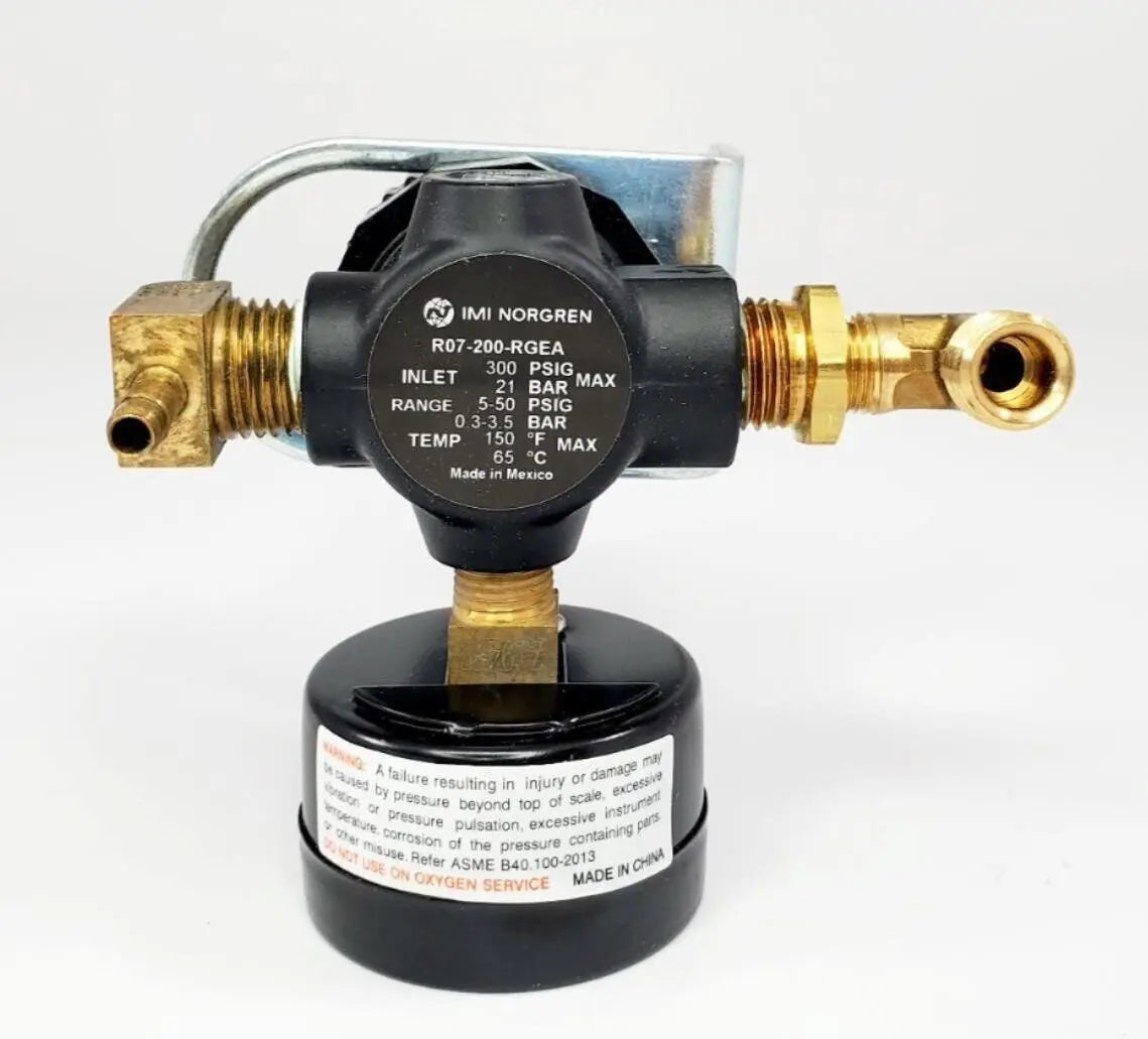 Norgren R07-200-RGEA Series Mini Regulator & Switch Assembly Kit SMR Cart ENT Norgren