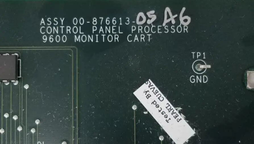 OEC Medical Systems Mini 6600 Control Panel Processor 00-876613-05 A6 OEC Medical Systems
