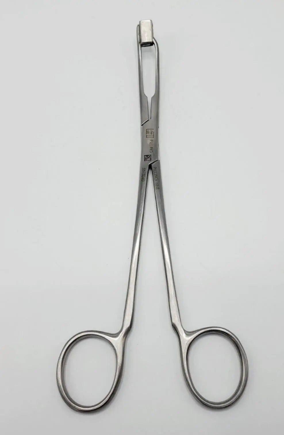 Pilling 35-3040 Satinsky Clamp 1-1/4" DeBakey Jaw  7-1/2" Excellent Condition Pilling