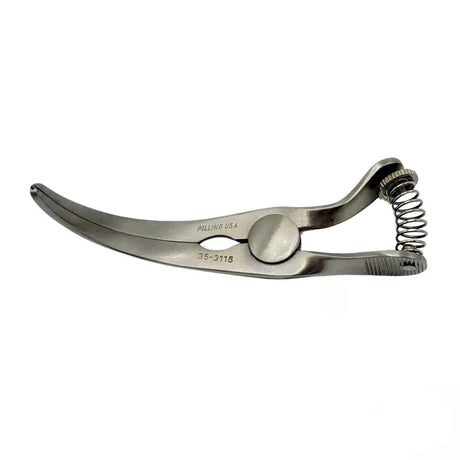 Pilling 35-3115 DeBakey Glover Bulldog Clamp Curved 3-1/8" Pilling