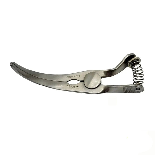 Pilling 35-3115 DeBakey Glover Bulldog Clamp Curved 3-1/8" Pilling