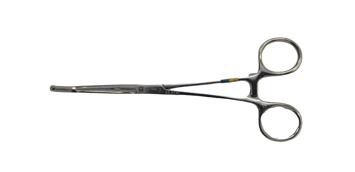 Pilling 35-4750 Surgical 2.8mm Beck Angled Jaws Miniature Pediatric Clamp 7" Pilling