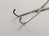 Pilling 35-4750 Surgical 2.8mm Beck Angled Jaws Miniature Pediatric Clamp 7" Pilling