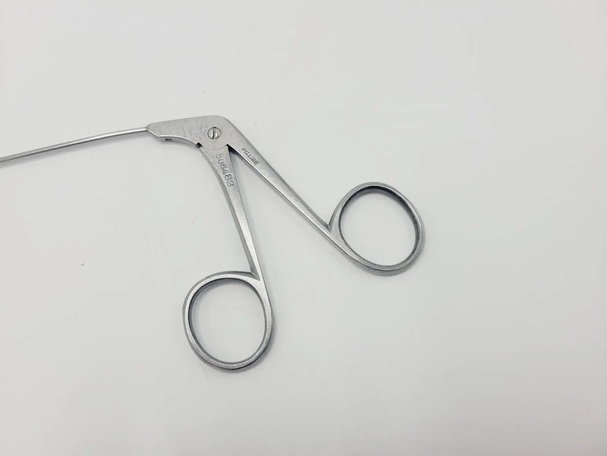 Pilling 50-6483 Jackson Laryngeal Cup Forceps 2mm Cup ENT 12" Pilling