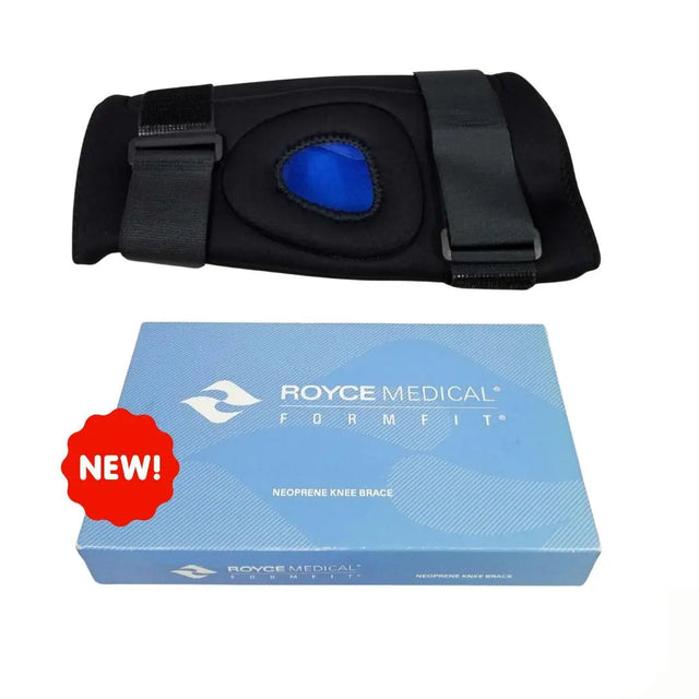 Royce Medical 302563BLK Small Black Stabilized Knee Brace 11.5" - 13" (New) Royce Medical