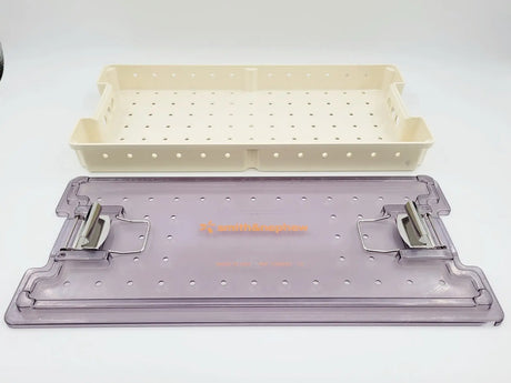 Smith & Nephew 7205683 Endoscopy Sterilization Case w/ Lid 21" x 9-3/4" x 2-3/4" Smith & Nephew