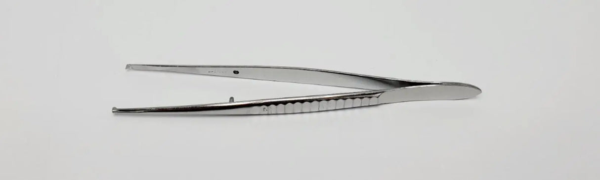 Tweezers 1 x 2 Teeth Straight 5-1/2" Stainless Steel Lot of 5 Unbranded