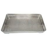 Stainless Steel Sterilization Tray 20-9/16" x 10-3/16" x 3-1/4" Primis Medical