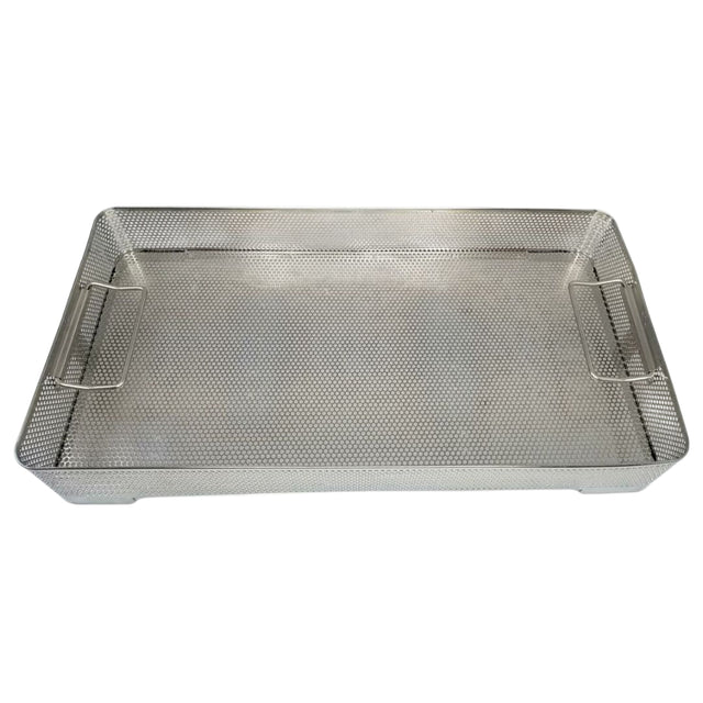 Stainless Steel Sterilization Tray 20-9/16" x 10-3/16" x 3-1/4" Primis Medical