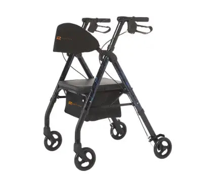 Royal Universal - Aluminum 4 Wheel Rollator with Universal Height Adjustment up to 300 lbs. (In store pick up) Rhythm