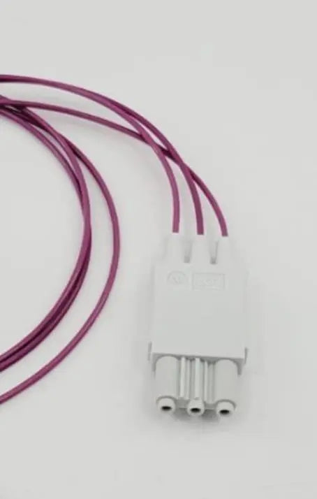 Philips M1624A Unshielded 3 Lead Mini Clip AAMI 0.7m Lead Set Grabber Primis Medical